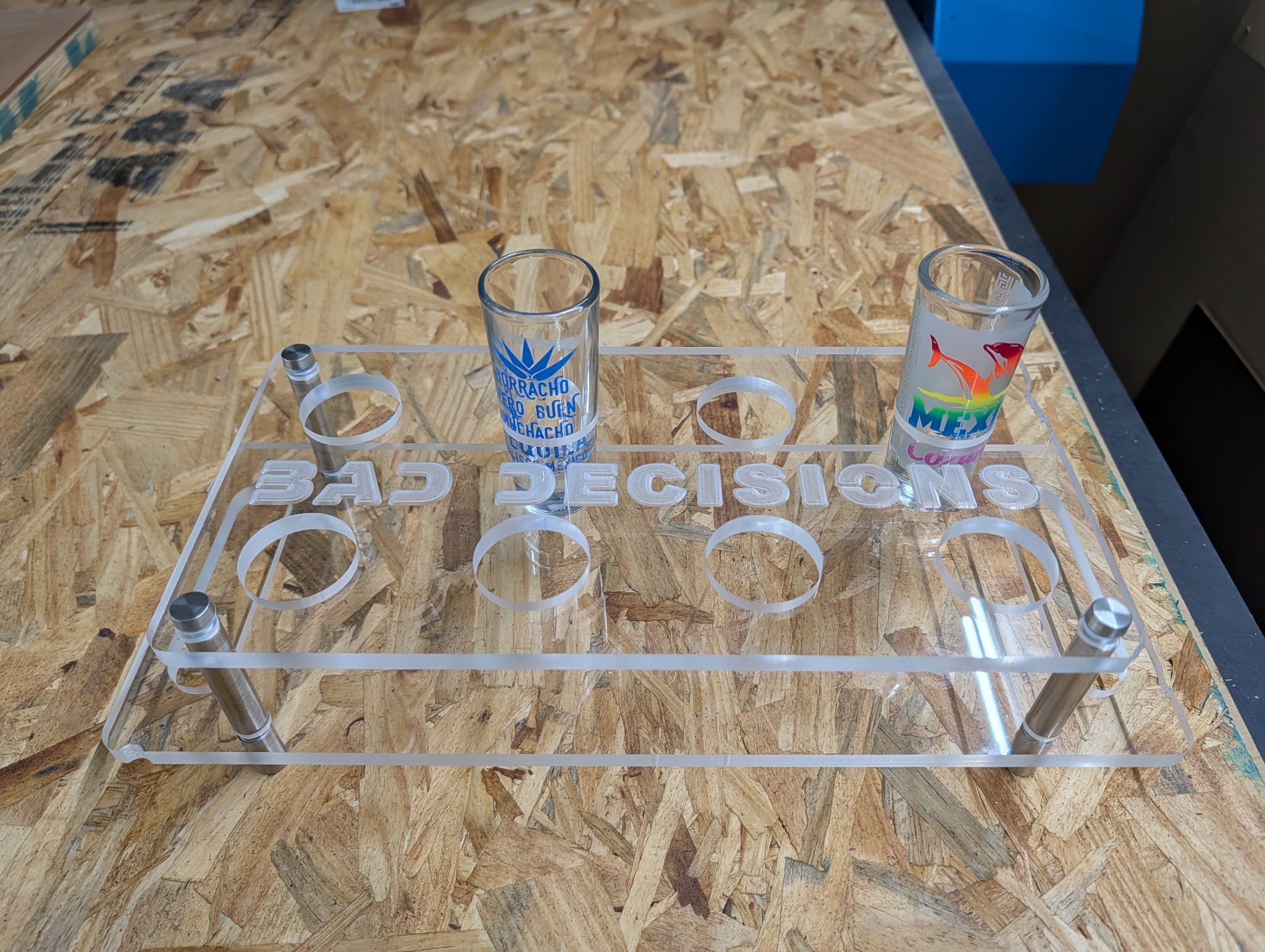 Bad Decisions shot stand